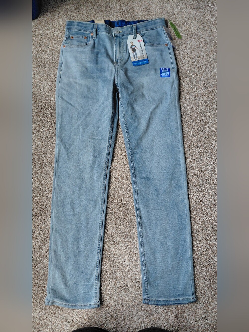 Levi's 502 Regular Taper Boys Jeans Size 18 NWT